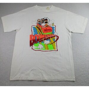 NWT VTG Knotts Berry Farm Boomerang Peanuts Snoopy Shirt Mens XL 80s Jerry Leigh